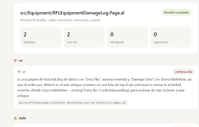 BC Quality HTML report